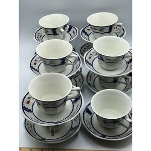 Adams made in England LANCASTER Cups and saucers‎ Set of 2 cups 2 saucers